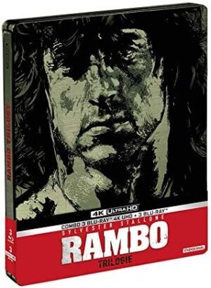 Rambo kolekce (filmy 1–3) (Steelbook) – 4K UHD + Blu-ray