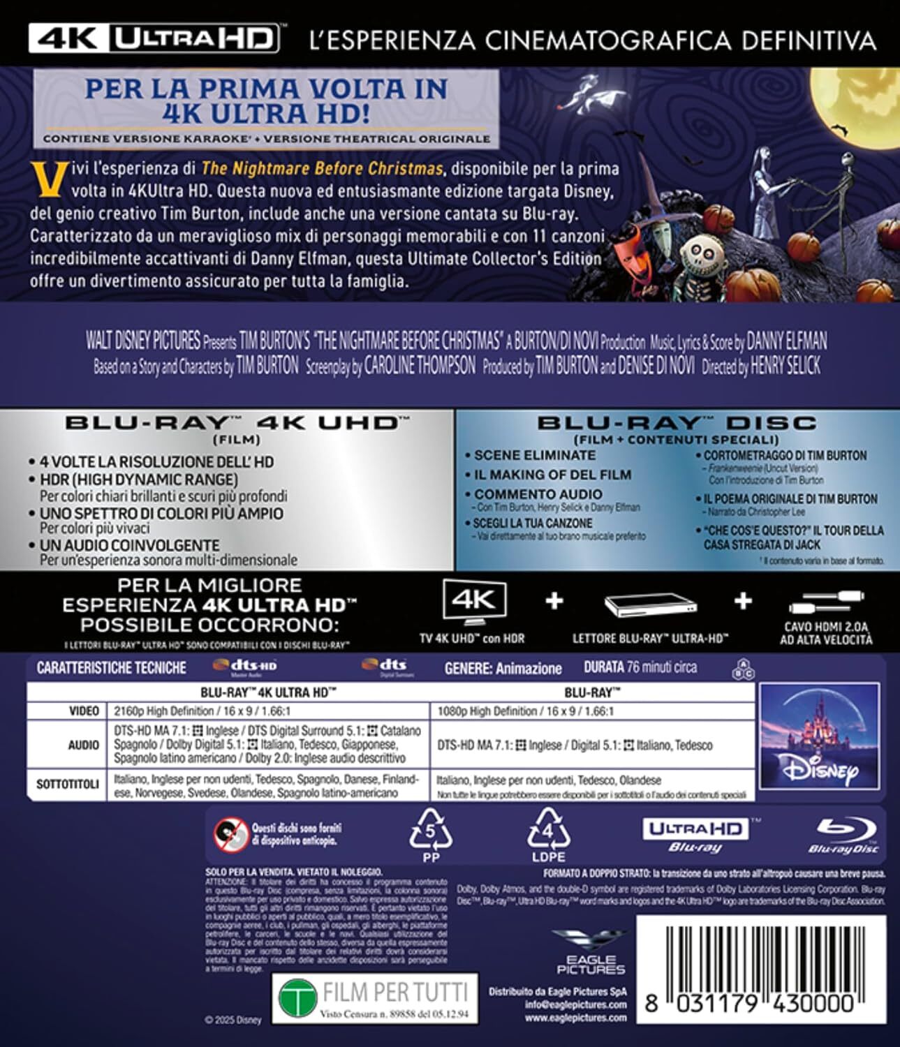 Ukradené Vánoce Tima Burtona – 4K UHD + Blu-ray - Obrázek 2