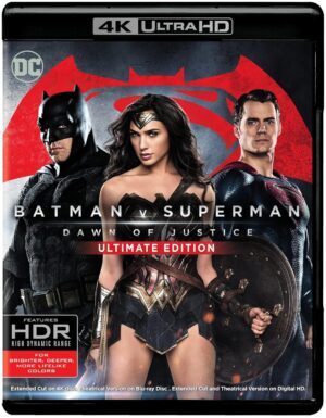 Batman v Superman: Úsvit spravedlnosti (Ultimátní edice) – 4K UHD + Blu-ray