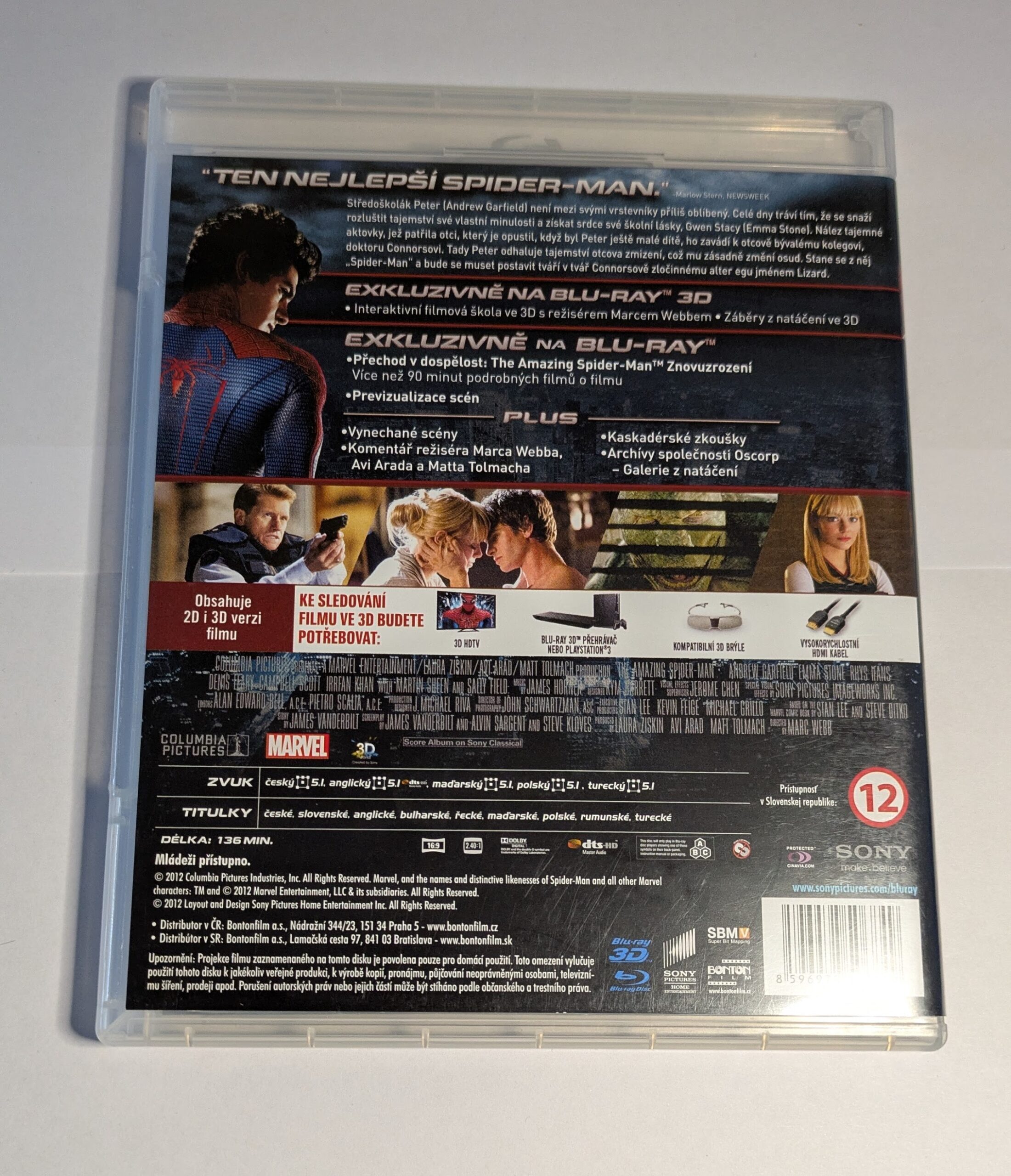 Amazing Spider-Man – Blu-ray 3D - Obrázek 3