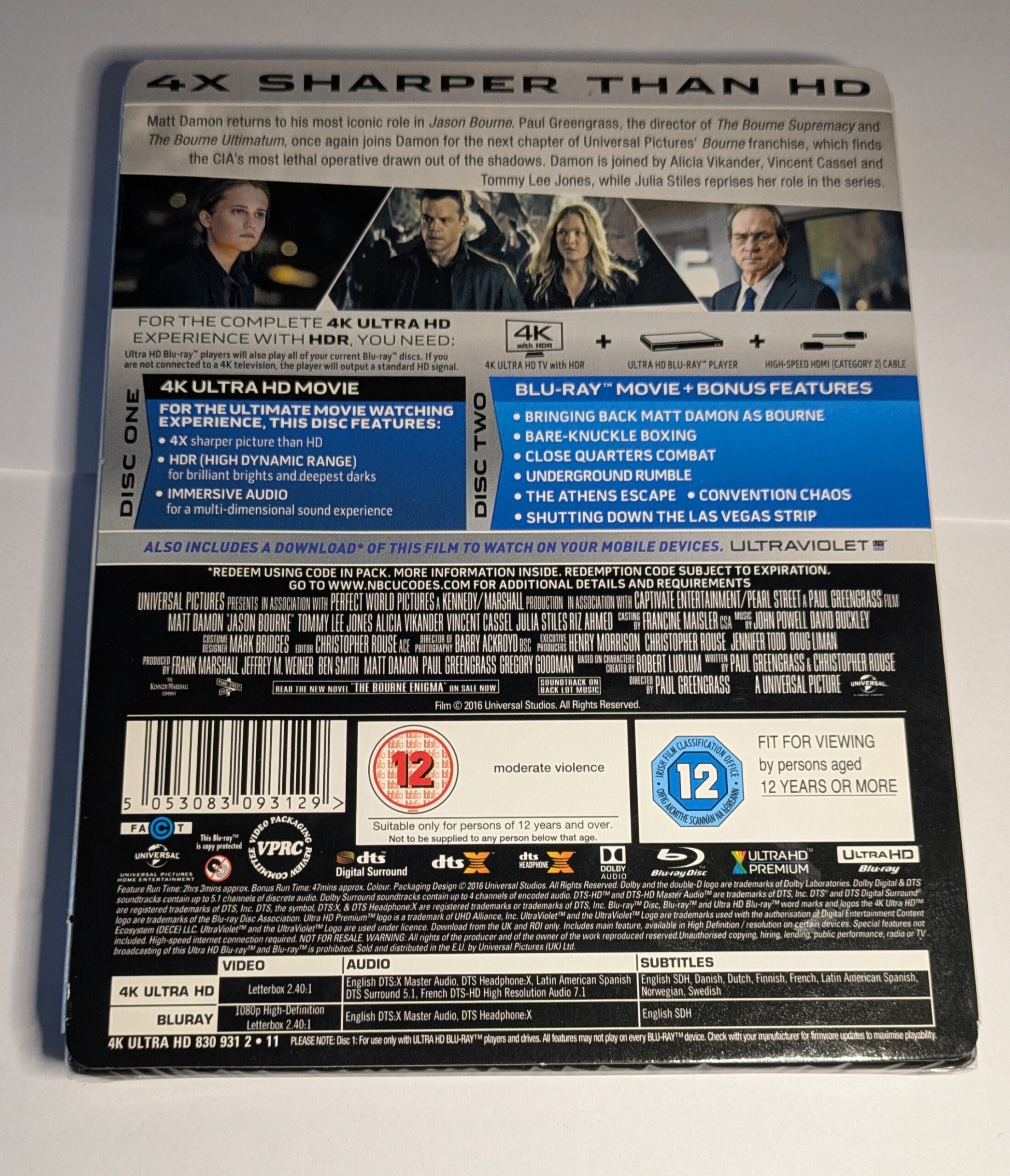 Jason Bourne – 4K UHD + Blu-ray - Obrázek 3