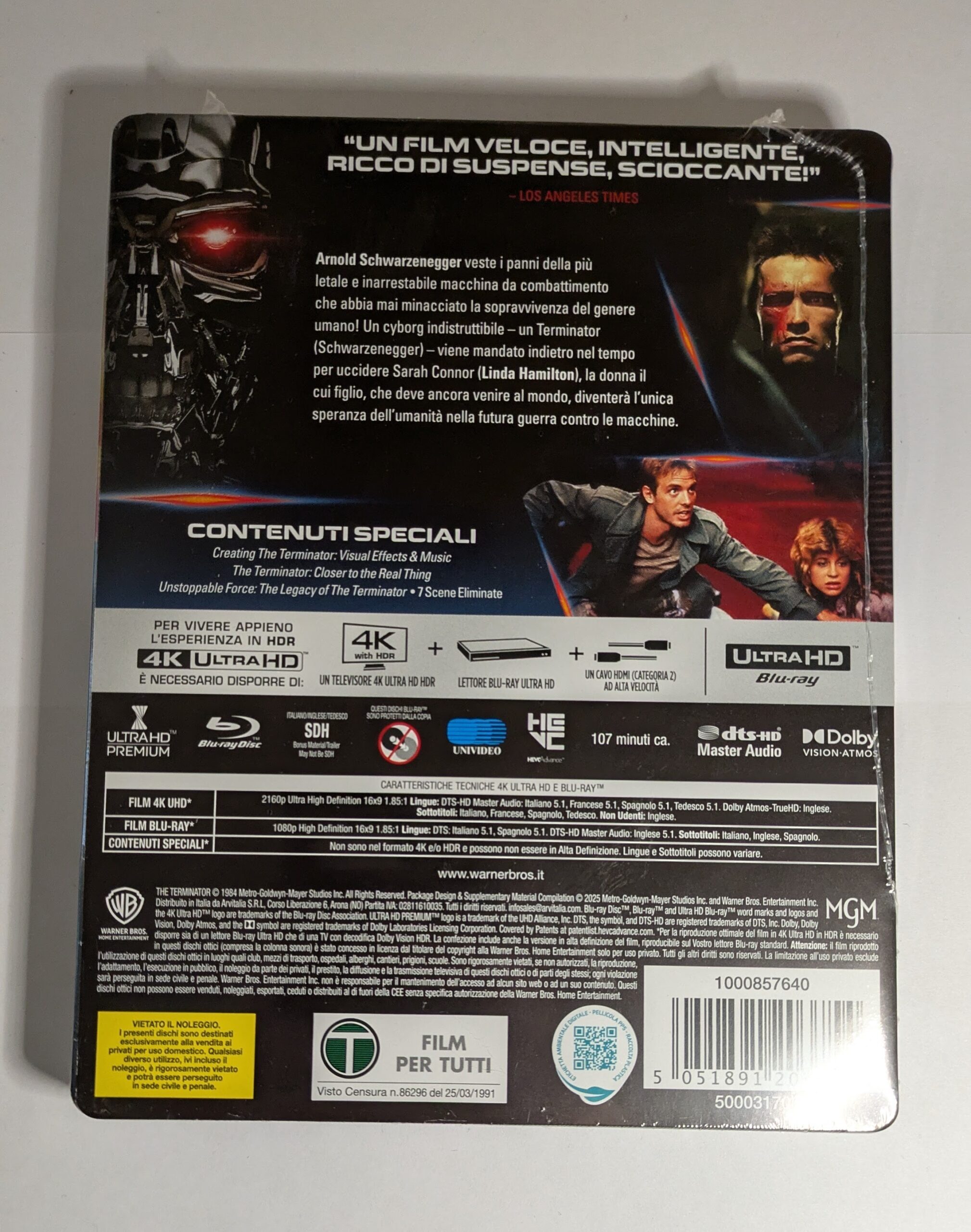 Terminátor (Steelbook) – 4K UHD + Blu-ray - Obrázek 5