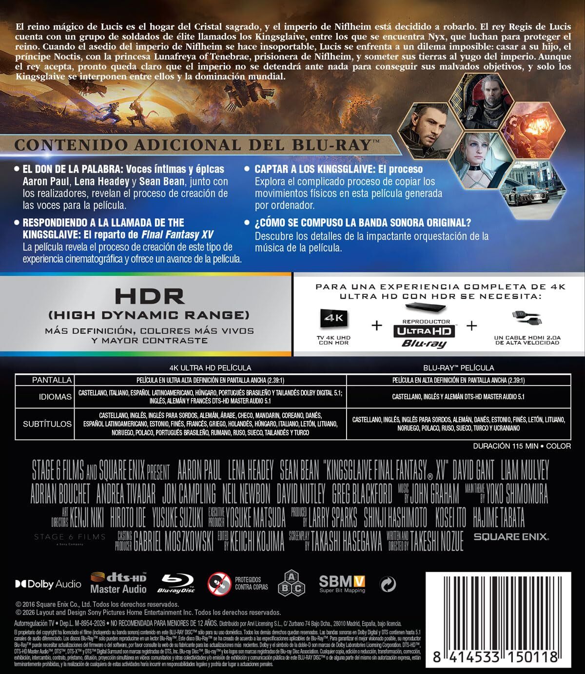 Kingsglaive: Final Fantasy XV – 4K UHD + Blu-ray - Obrázek 2