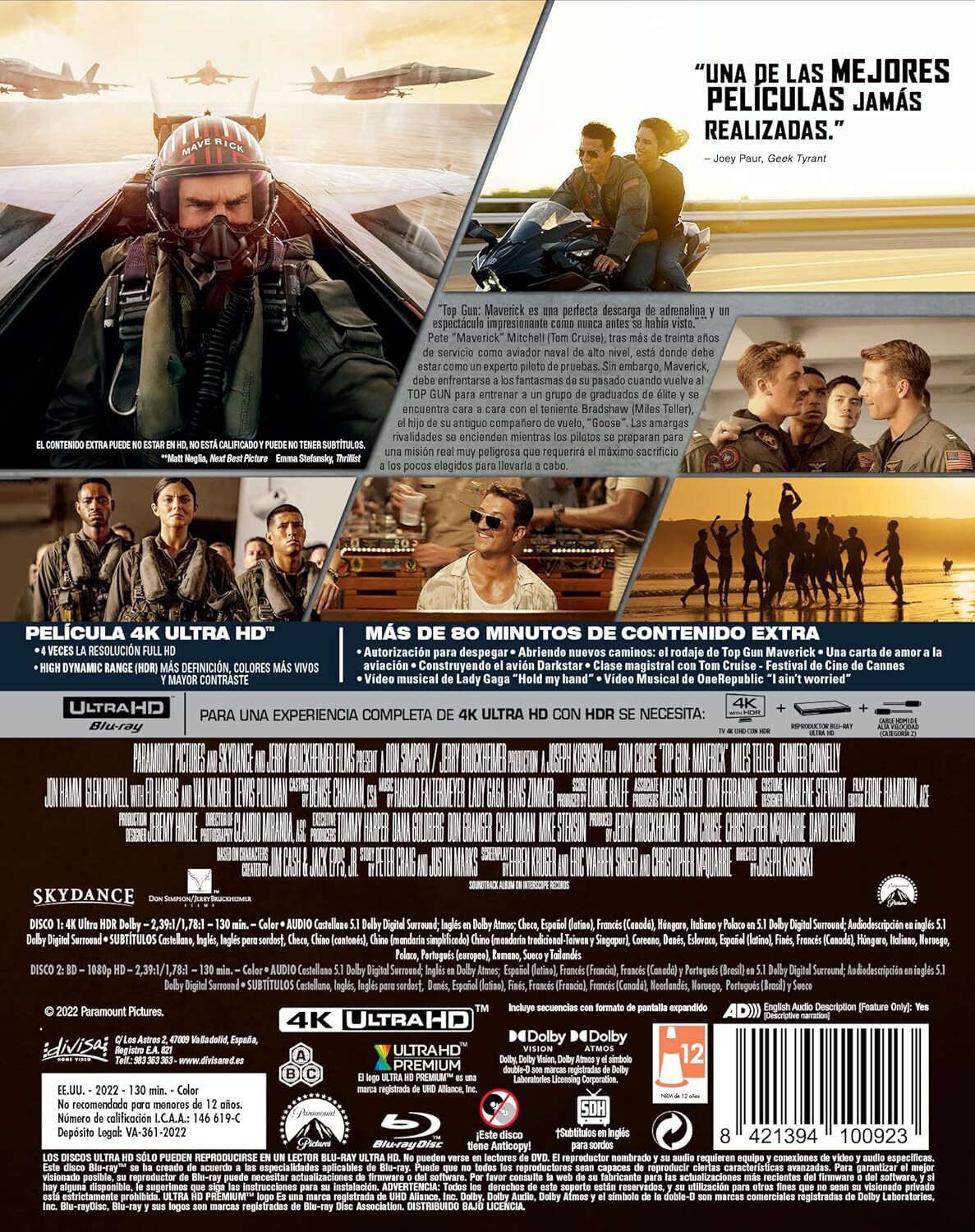 Top Gun: Maverick (Steelbook) – 4K UHD + Blu-ray - Obrázek 4