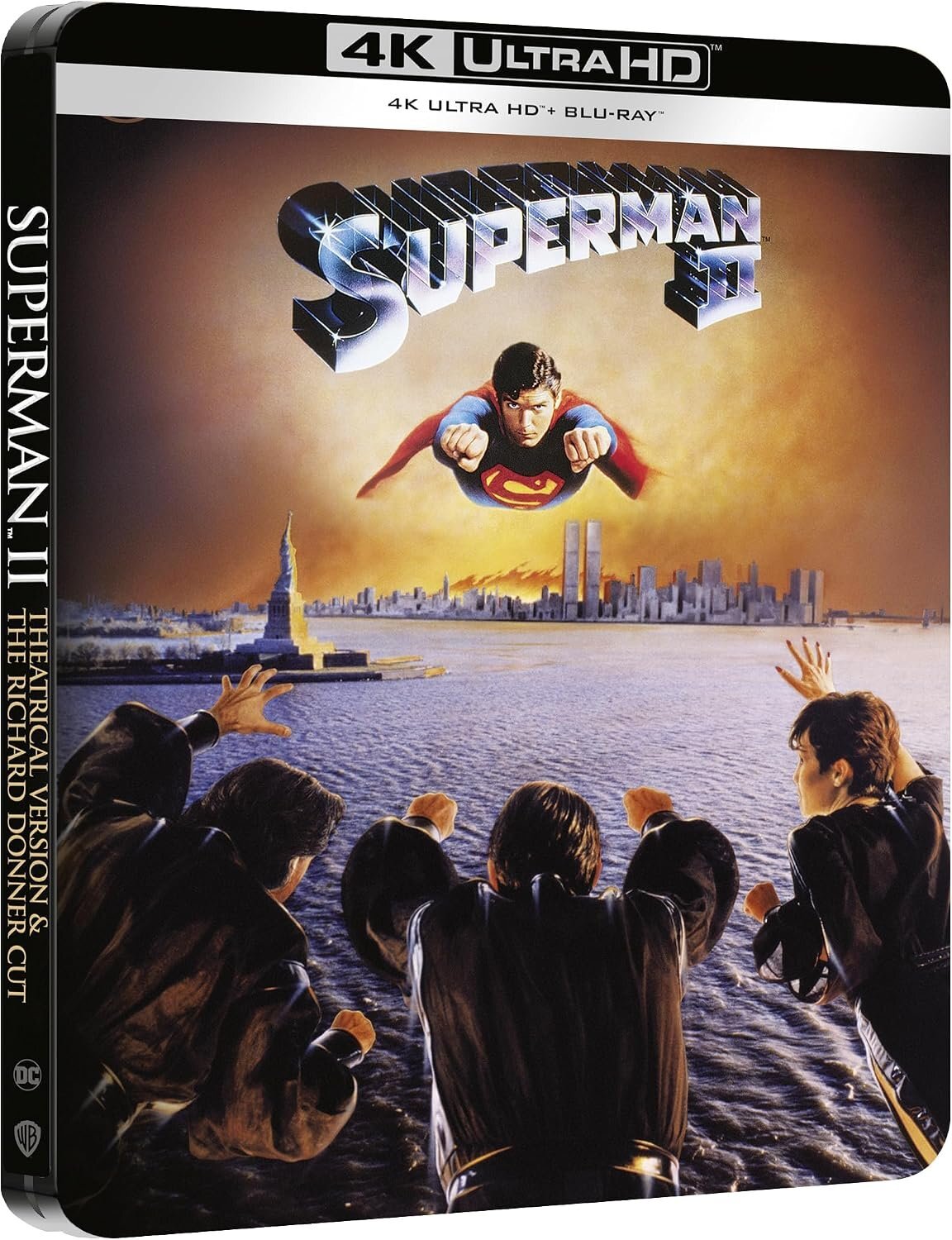 Superman II + verze Richarda Donnera (Steelbook) – 4K UHD + Blu-ray (FR) - Obrázek 4