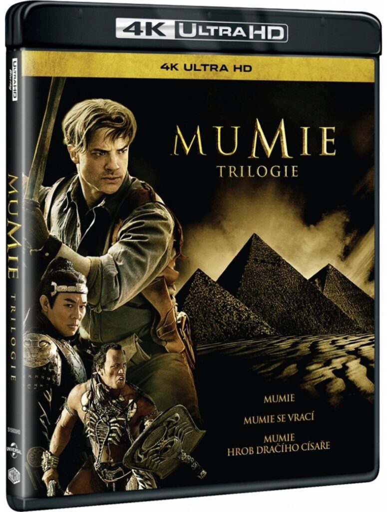 Mumie kolekce (filmy 1–3) – 4K UHD Blu-ray (CZ)