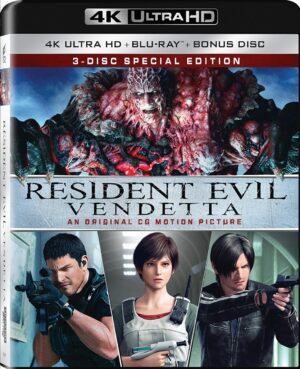 Resident Evil: Vendeta – 4K UHD + Blu-ray (speciální 3disková edice)