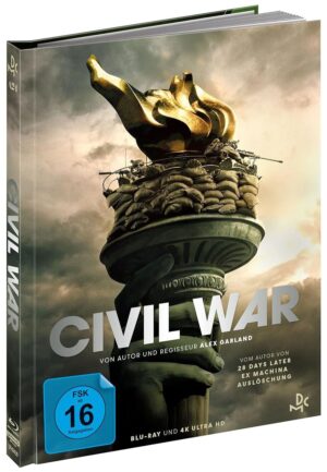 Občanská válka (Mediabook) – 4K UHD + Blu-ray (limitovaná edice)