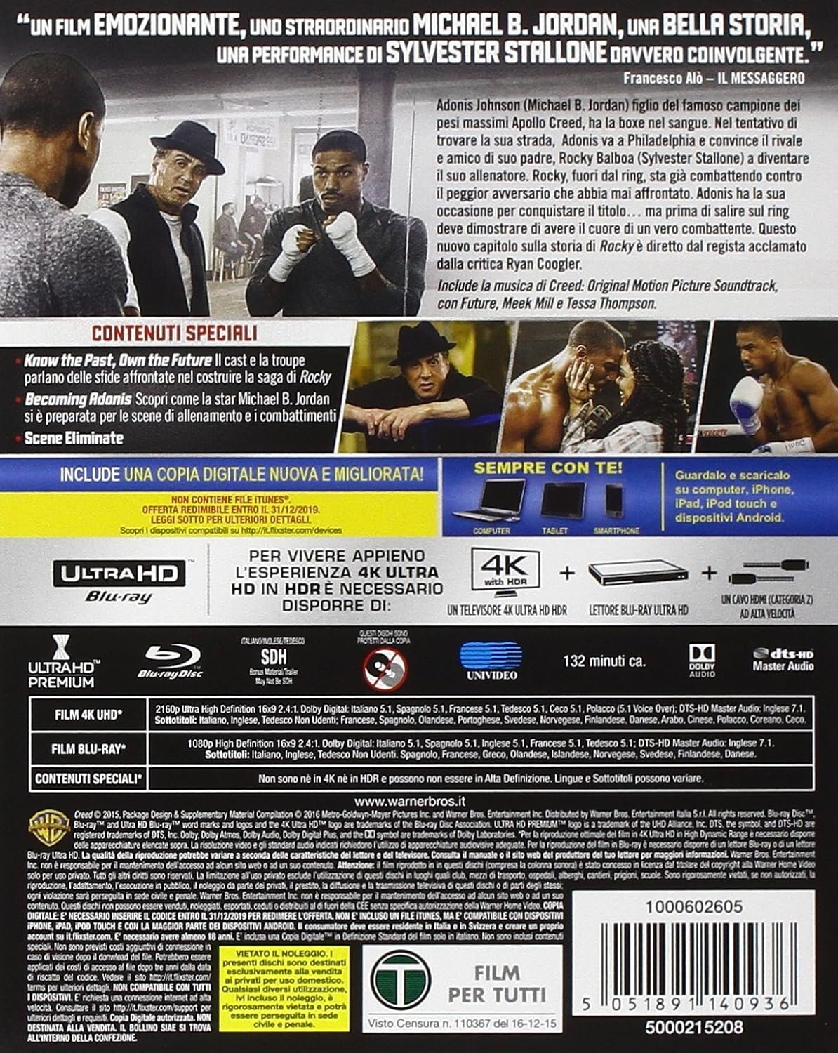 Creed – 4K UHD + Blu-ray - Obrázek 2