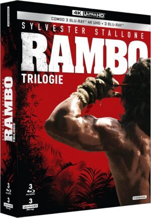 Rambo kolekce (filmy 1–3) – 4K UHD + Blu-ray