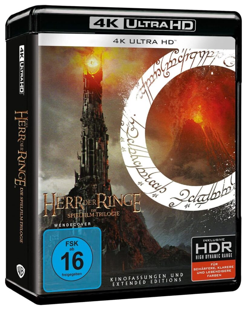 Pán Prstenů trilogie (prodloužené i kinoverze) – 4K UHD Blu-ray