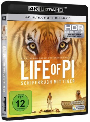 Pí a jeho život – 4K UHD + Blu-ray