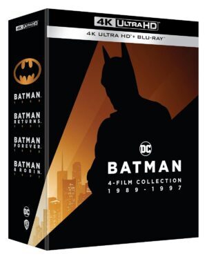 Batman kolekce (4 filmy) – 4K UHD + Blu-ray (US)