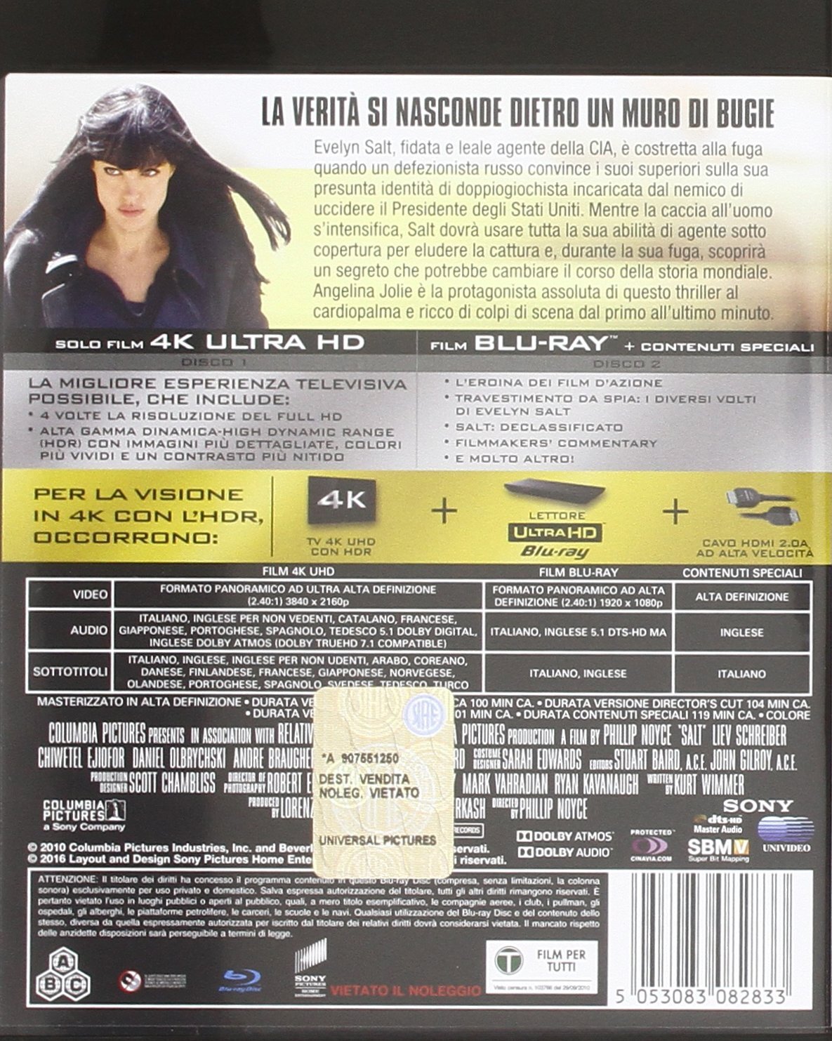 Saltová (Salt) – 4K UHD + Blu-ray - Obrázek 2