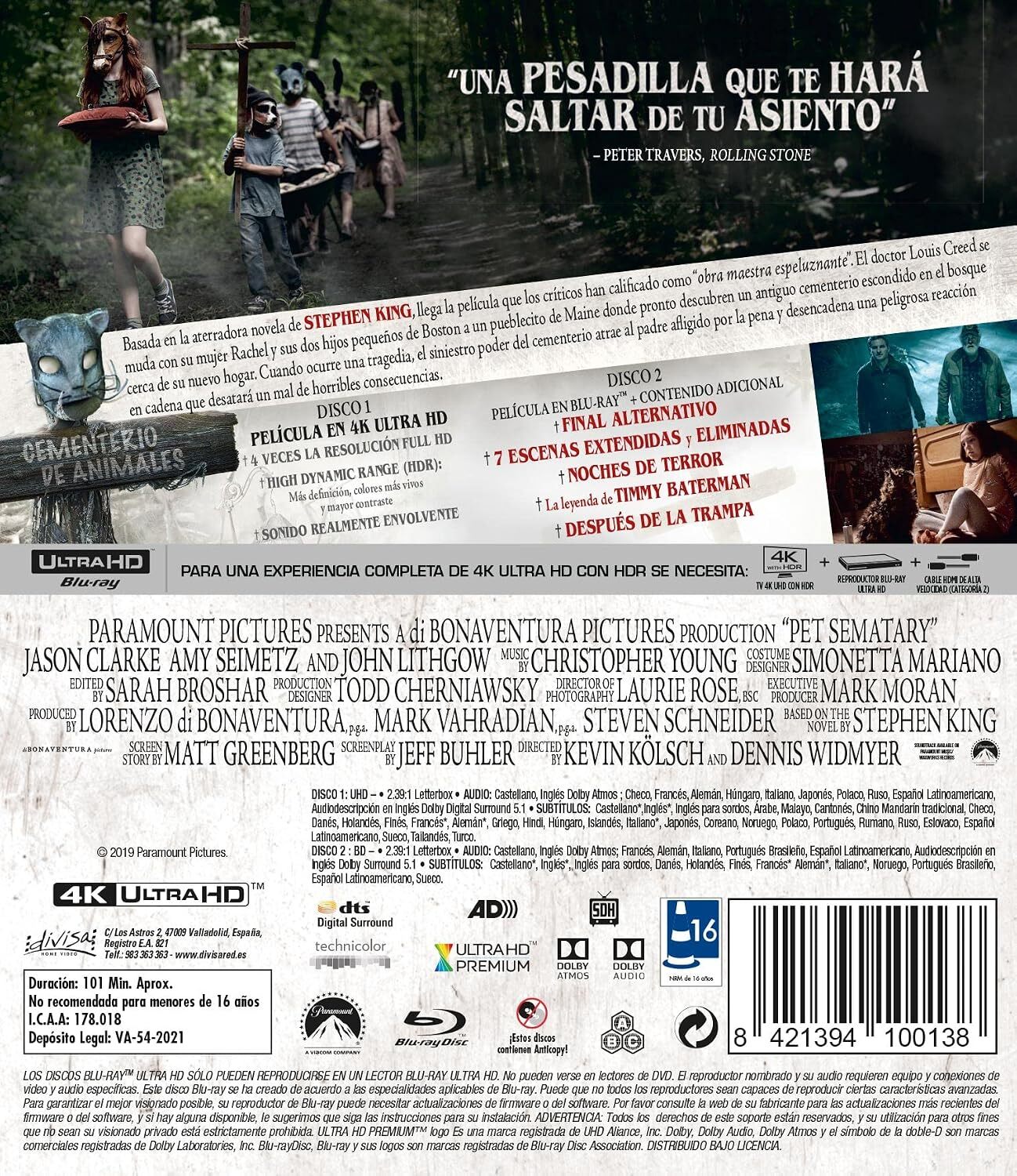 Řbitov zvířátek (2019) – 4K UHD + Blu-ray - Obrázek 2