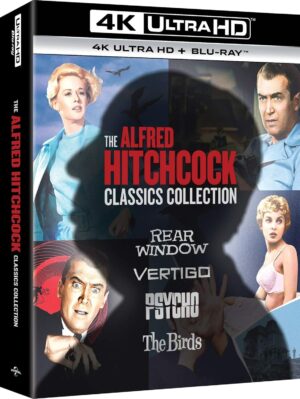 Alfred Hitchcock kolekce (4 filmy) – 4K UHD + Blu-ray