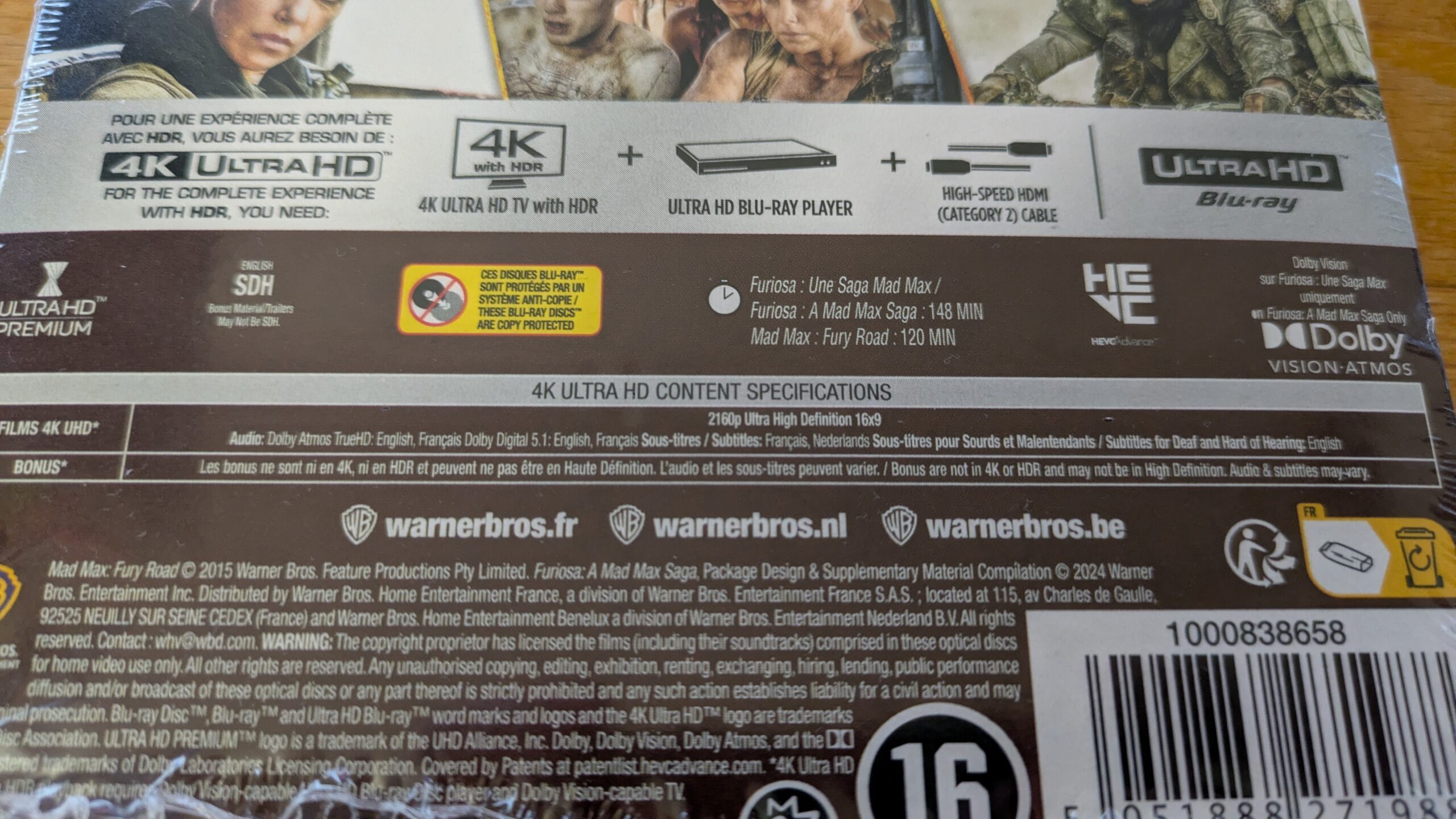 Šílený Max kolekce (Zběsilá cesta + Furiosa) – 4K UHD Blu-ray - Obrázek 4
